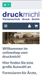 Mobile Screenshot of druckmichl.de